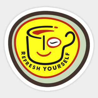 Refresh Yourself Sticker